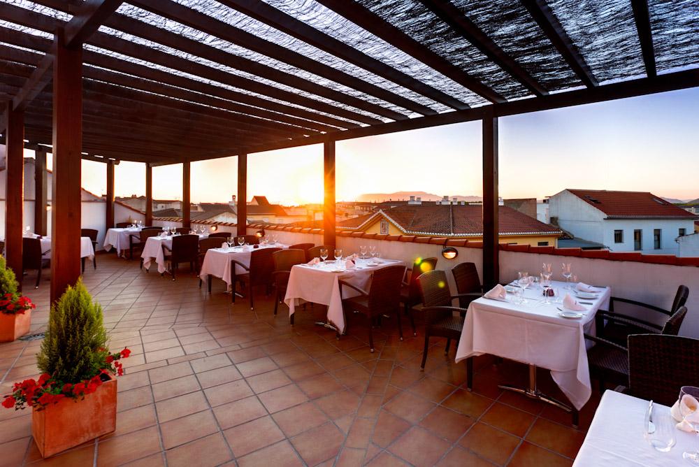 Hotel Casa Del Trigo Santafé Restauracja zdjęcie